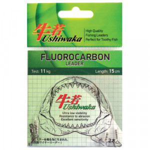 Поводок Ushiwaka Fluorocarbon UF2008, 8кг/20см, 2шт Поводок Ushiwaka Fluorocarbon UF2008, 8кг/20см, 2шт