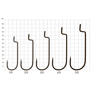 Крючки офсетные Saikyo BS-2314 Offset Round Bend W..