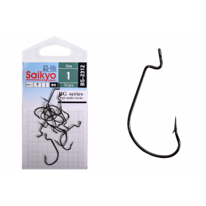 Крючки офсетные Saikyo BS-2312 Offset Worm